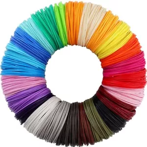 3D Printing Pen PCL Filament Refills 1.75mm, Pack of 20 Random Color, Low Melt - Picture 1 of 8
