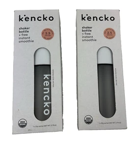 (2) NEW KENCKO Instant Smoothie Shaker Bottle Starter Packs Includes Yellow 6/25 - Picture 1 of 8