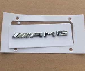 Chrome AMG Interior Dash Control Decal Badge Mercedes-Benz CLA200 CLA250 CLA45 - Picture 1 of 4