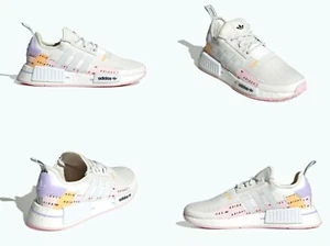 $160 NEW ADIDAS Women's NMD R1 Running Shoes Sneakers Boost White Pink GZ8013 - Picture 1 of 9