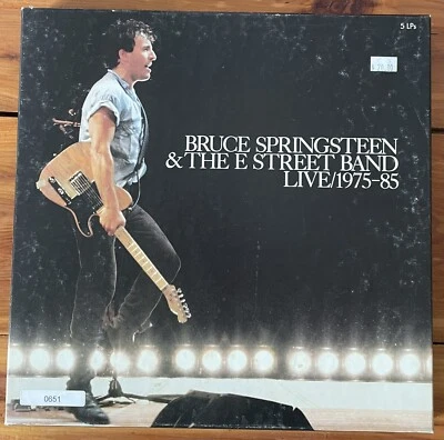 Bruce Springsteen & the E Street Band Live/1975-85 Complete In Box 5 LPs Set NM - Image 1 of 4