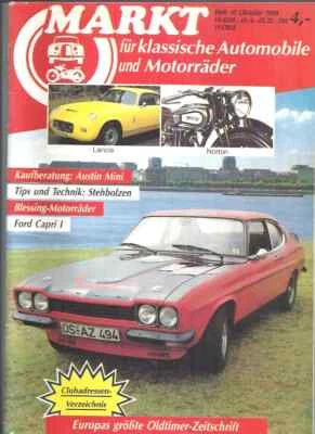 Markt für klassische Automobile und Motorräder Heft 10 Oktober 1988 gut erhalten - Bild 1 von 3