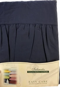 King Size Basis Volant Blatt Polycotton 180 Fadenzahl Perkal Marine - Bild 1 von 1