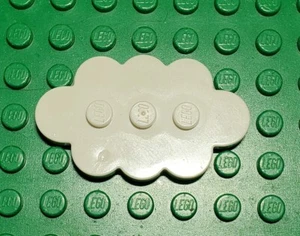 Lego Part 35470 Cloud Tile Modified 3 x 5 White - Picture 1 of 2