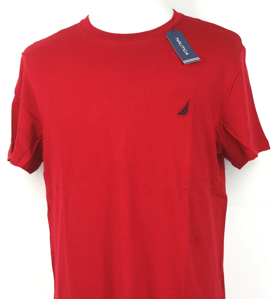 Camiseta Nautica Cuello Redondo Cuello en V Manga Corta con Logo S M L XL 2XL 3XL Foto 1 de 1