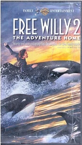 FREE WILLY 2: The Adventure Home 1995- Jason J. Richter- Warner Bros VHS VG - Picture 1 of 2
