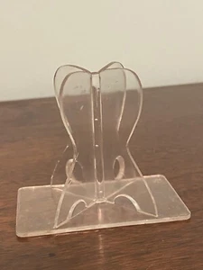 Muñeca Barbie de plástico transparente vintage tipo X soporte de exhibición ¿clon sin marca? - Imagen 1 de 3