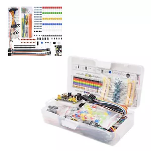 830Pcs DIY Electronic Starter Kit for Arduino UNO R3 with Breadboard & Component - Picture 1 of 9