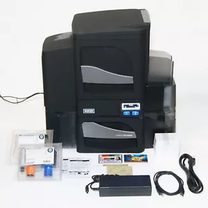 Fargo DTC4500e Dual Sided ID Card Printer / Laminator with Supplies Package PL - Picture 1 of 10