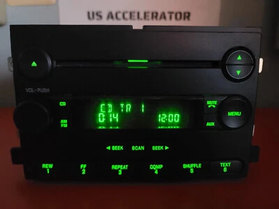 Radio GENUINA FORD F150 F-150 | 2004 - 2006 | Reproductor de CD estéreo | 6L3T-18C869-AD Foto 1 de 4