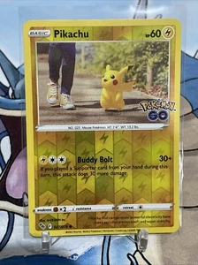 Pikachu 027/078 Pokémon GO Reverse Holo - Bild 1 von 1
