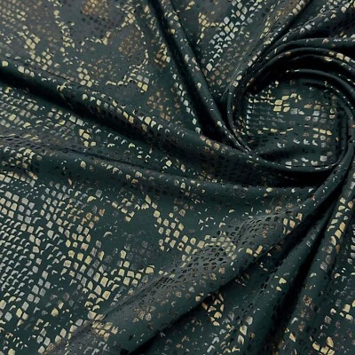 Animal Print Snake Print Nylon Spandex Fabric 60"wide by the Yard for Swimwear - Image 1 of 4