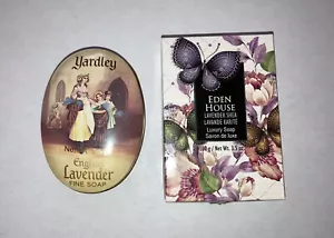 SAPONE ALLA LAVANDA LOTTO di 2 Yardley & Eden House. 3,5 once ciascuno nuovo - Foto 1 di 2