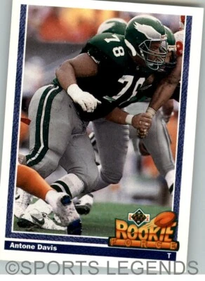 1991 Upper Deck NFL #643 Antone Davis - Image 1 of 2