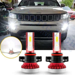 White High Power COB LED Daytime Running Light Bulbs For Jeep Compass 2017-2019 - Foto 1 di 12