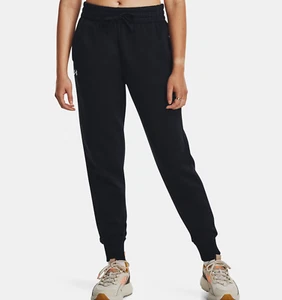 Under Armour Women's Rival Fleece Joggers - Black - Size 2XL - Picture 1 of 6
