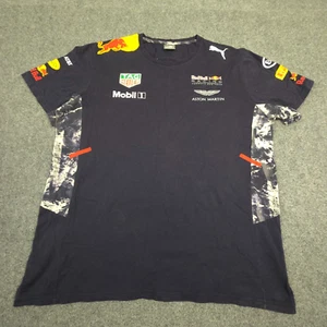 Red bull Racing Shirt mens XLARGE blue T Shirt motorsport Formula 1 puma Size XL - Picture 1 of 10
