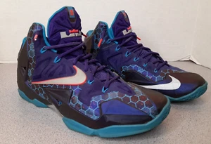 Nike Lebron XL 11 Summit Lake Hornets Basketball Shoes Size 9 - 616175-500 - Picture 1 of 12