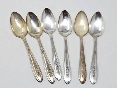 Plato Vintage Nacional A1 Superpuesto Floral Rosa - Juego de 6 cucharas 6" (1) Foto 1 de 4