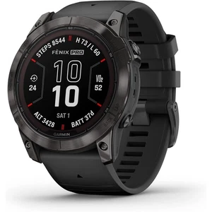 Garmin Fenix 7X Pro Solar, Zafiro, Gris Carbono Titanio, Negro - Imagen 1 de 7