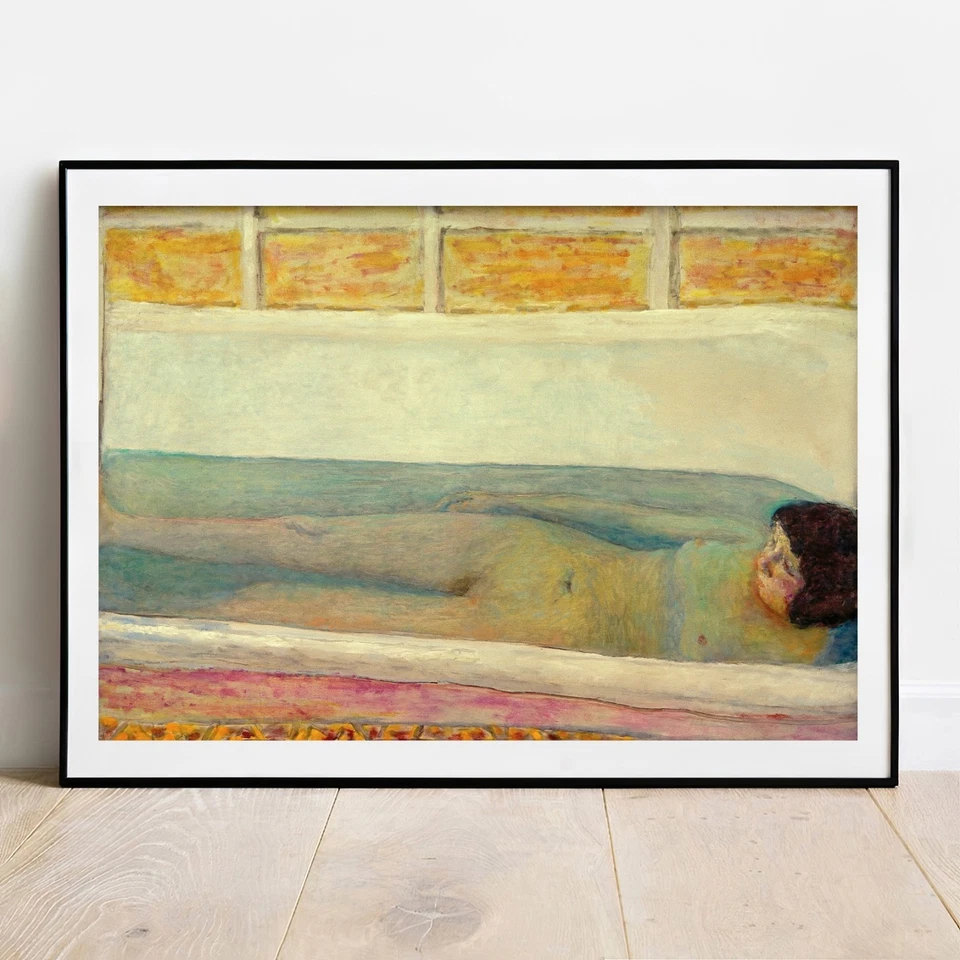 Impresión artística Bonnard The Bath baño impresión póster arte de pared pintura vintage Foto 1 de 4