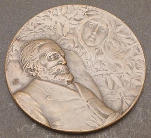 CB- MEDAGLIA GIUSEPPE VERDI 1813-1901 LETTO DI MORTE - GTTS111 - Picture 1 of 2