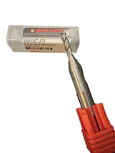 Dataflute Fresa terminale in carburo 3/16" SS3 0187-375 ferrosa, TI e leghe ad alta temperatura - Foto 1 di 10