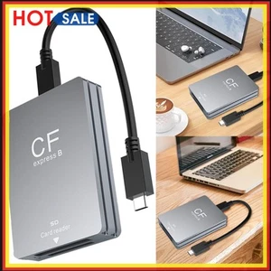 2 in 1 CFexpress Type B&SD Card Reader USB 3.2 10Gbps Dual-Slot for SLR - Bild 1 von 12