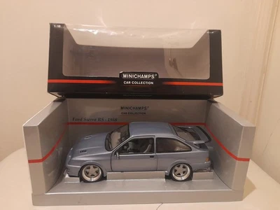 RARE 1:18 MINICHAMPS 1988 FORD SIERRA COSWORTH RHD 3 DOOR MOONSTONE NO RESERVE - Image 1 of 4