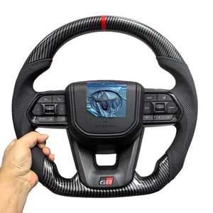 Toyota Steering Wheel 3D Carbon/Alcantara Fits 4Runner/Tundra/TRD - Picture 1 of 7