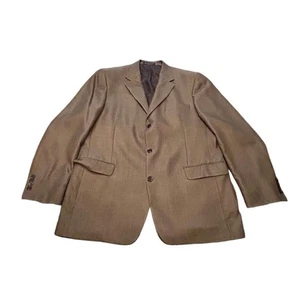 Andrew Fezza Fusion Vintage Seide Wolle Blazer Jacke drei Knöpfe Herren Gr. L 44 - Bild 1 von 8