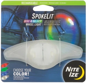 Nite Ize SpokeLit Rechargeable Wheel Light - Disc-O Select (Single) - Picture 1 of 4