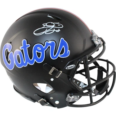 Auténtico casco negro autografiado por Emmitt Smith Florida Gators Beckett 49596 Foto 1 de 4