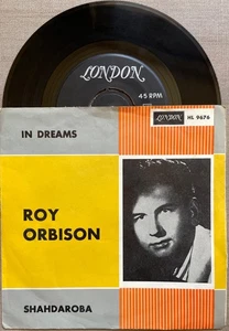 VERY RARE 1963 SWEDEN ROY ORBISON PS SINGLE - IN DREAMS / SHAHDAROBA - Picture 1 of 6