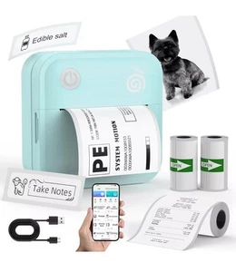Impresora Portátil Ligera Fabricante de Etiquetas LOPEVI Azul Cielo Bluetooth con Aplicación - Imagen 1 de 3
