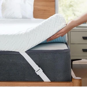 PERLECARE 3 Zoll voll kühlende Gel Memory Foam Matratzenplatte zur Druckentlastung. - Bild 1 von 6