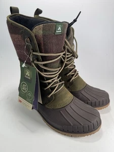 New Kamik Sienna II Waterproof Winter Boots US7 Brown Insulated Warm shoes tall - Picture 1 of 9