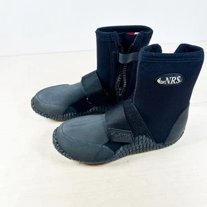 NRS ATB Neoprenschuhe Neopren Paddel Herren 8 schwarz Wasser Tauchschuh Stiefel - Bild 1 von 10
