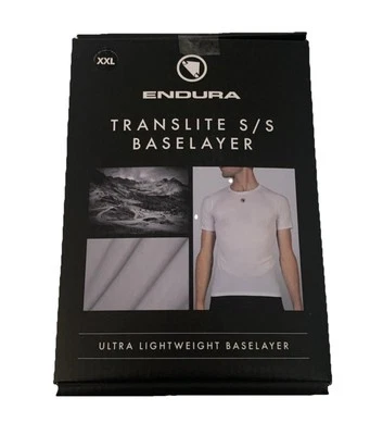 Endura Translite S/S Ultra Lightweight Baselayer - White-Short Sleeve -XXL - NEW - Image 1 of 4