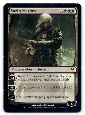 Sorin Markov LP Zendikar 111/249 MTG Regular - Image 1 of 2