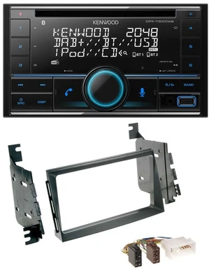 Kenwood CD 2DIN DAB USB MP3 Bluetooth Autoradio für Hyundai Azera Japan USA Gran - Bild 1 von 4