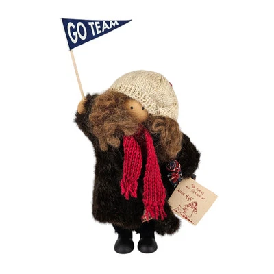 复古 1994 年 Lizzie High 娃娃 Shirley Bowman 1334 带标签帽毛皮大衣标志罕见 — 第 1/4 张图片