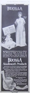 Bucilla Needlework Products 1917 Ladies Home Journal Magazine Advertisement - Picture 1 of 1