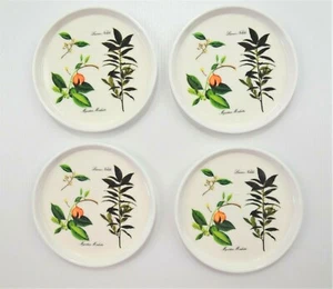 4 Mebel Round Plastic Coasters Floral Pattern 3.75"  SB / 1 Made in Italy - Picture 1 of 8