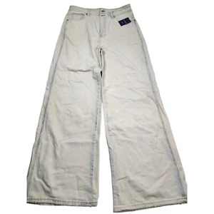 Pantalones de mezclilla Lucky Brand Los Angeles Indigo 32 32x32 blanco azul para mujer - Imagen 1 de 8