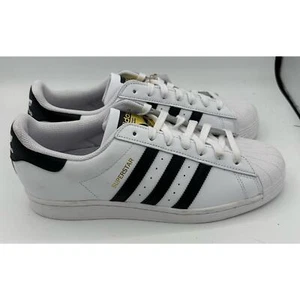 Zapatilla deportiva Adidas Originals Superstar para hombre talla 9 nueva blanca negra EG4958 - Imagen 1 de 6