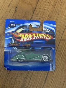 Mattel Hot Wheels Talbot Lago grün #157 2005 auf kurzer Karte - Bild 1 von 2