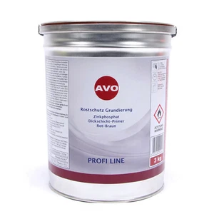 AVO Rostschutz Grundierung Metallgrundierung Zinkphosphat rotbraun 3Kg A022130 - Bild 1 von 1