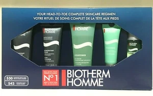 Biotherm Homme Aquapower 5pc Gift Set Head-to-Toe Complete Skincare Regimen BNIB - Picture 1 of 8