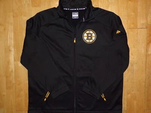 NHL PRO AUTHENTIC Mens BOSTON BRUINS Hockey Rinkside Long Sleeve Full Zip Jacket - Picture 1 of 22